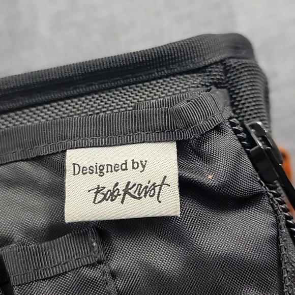LL Bean Bob Krist VTG Large Padded Camera Bag Backpack Shoulder Canvas Leather - Picture 12 of 14